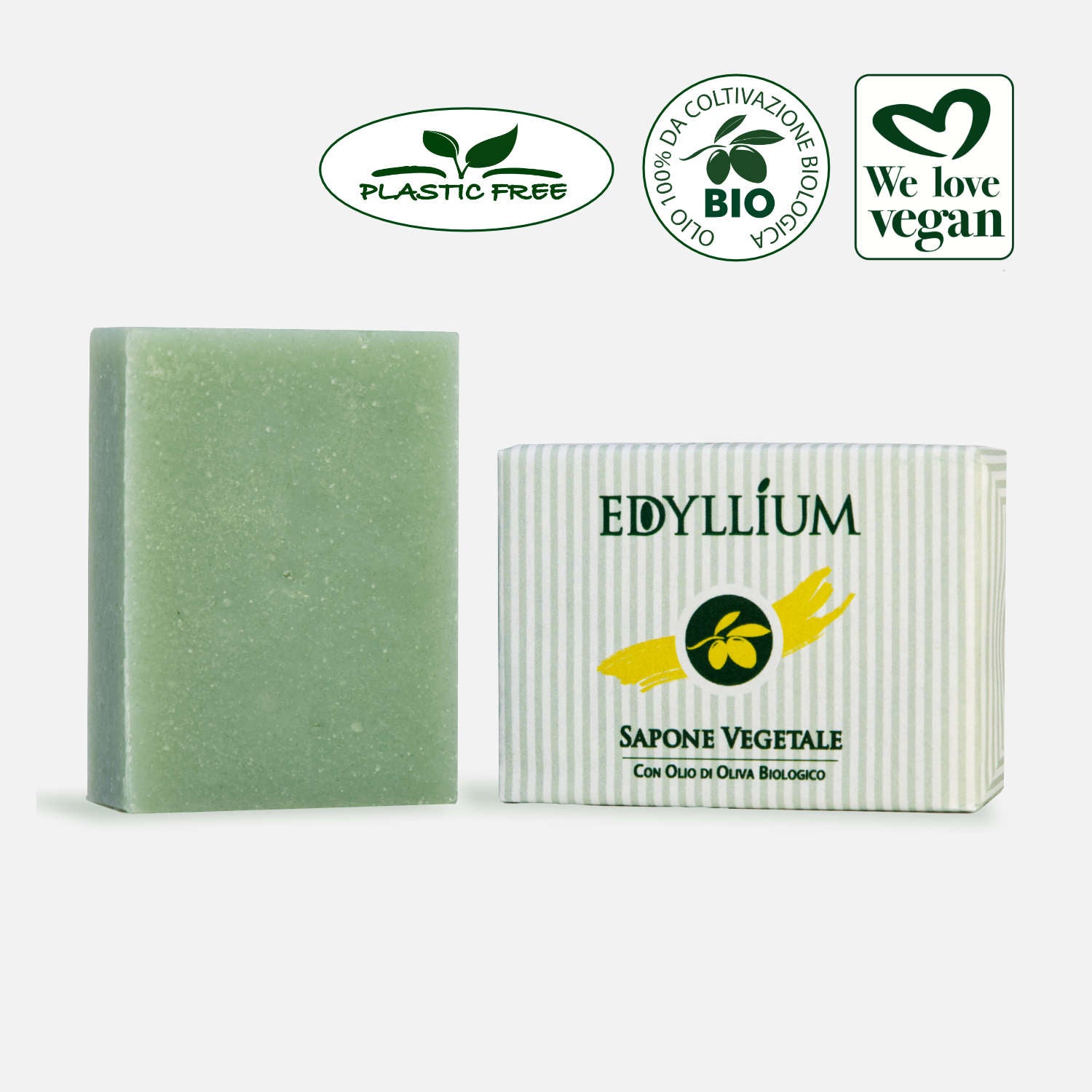Edyllium sapone vegetale biologico - saponetta da 100 g